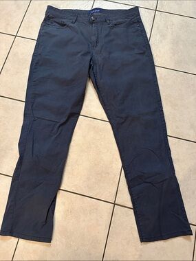 ENGLISH LAUNDRY Men’s Y2K Streetwear Navy Straight Leg Fine Canvas Pants 34x30